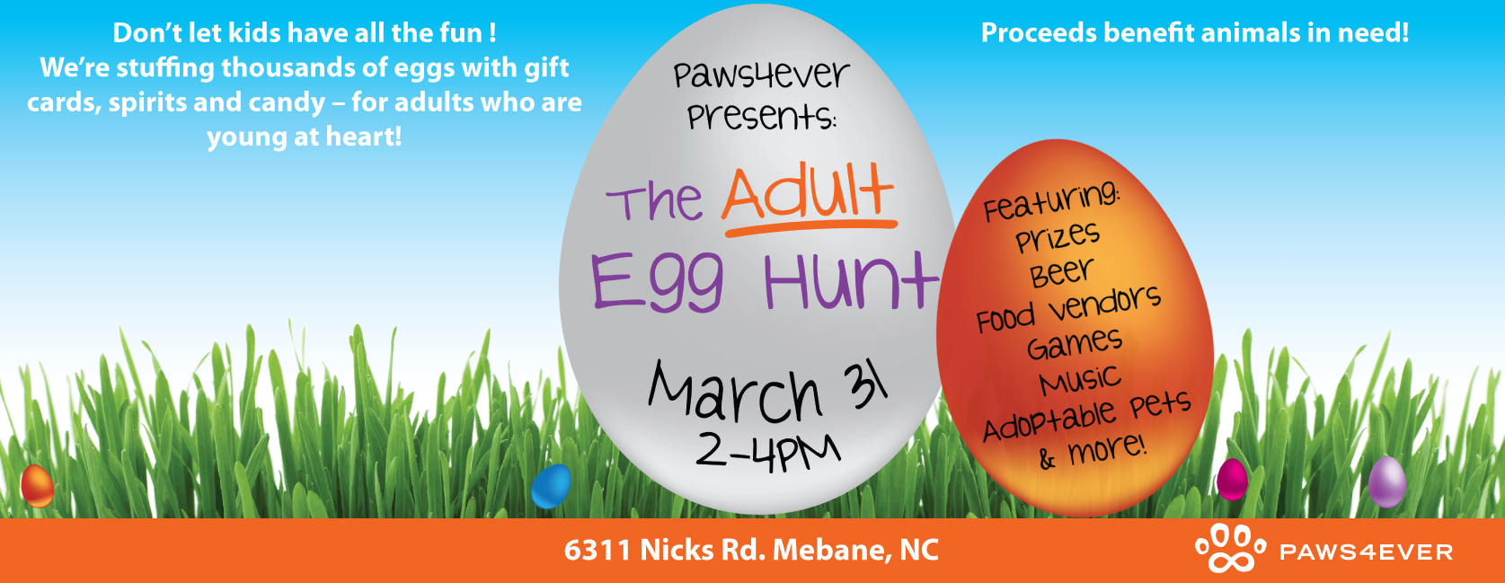 Paws4ever Adult Egg Hunt 2018